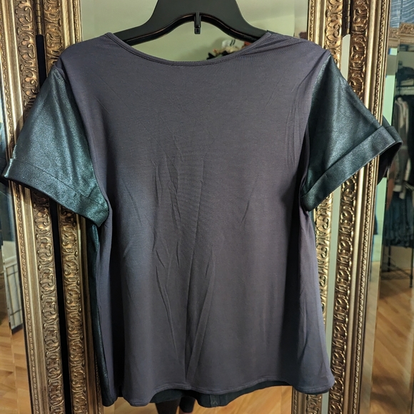 AS by DF Blue Suede Shirt - Picture 2 of 5